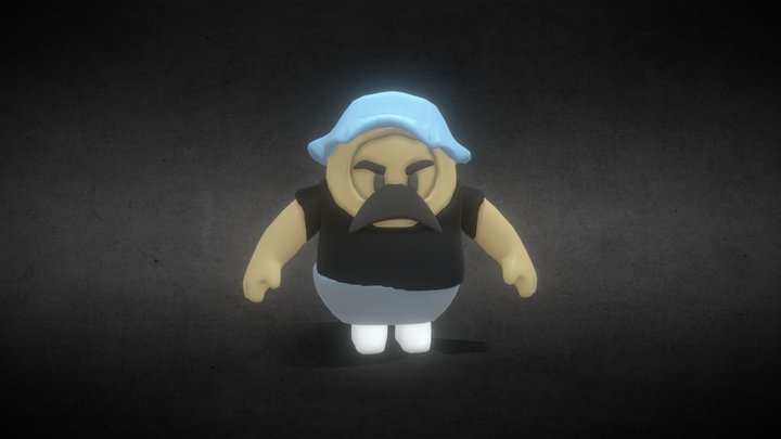 Fall Guys do Seu Madruga 3D Model