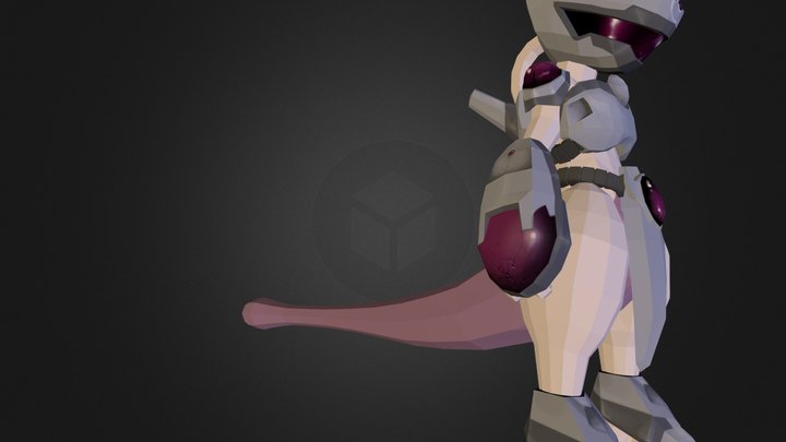 Mewtwo Armored 3D Model