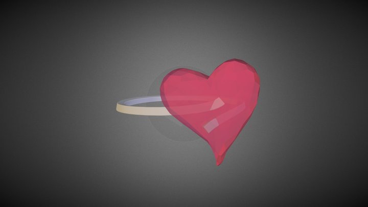 Valentine Ring 3D Model