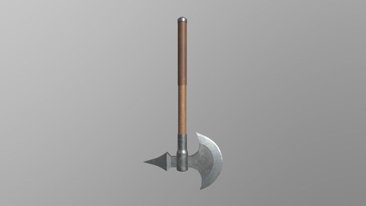 Axe Lowpoly 3D Model