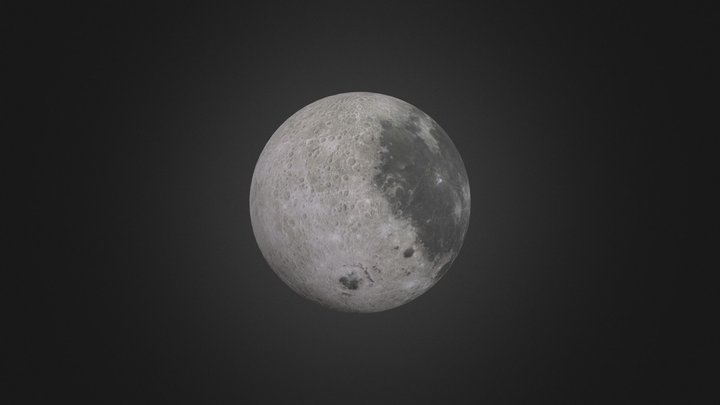 The Moon 3D Model