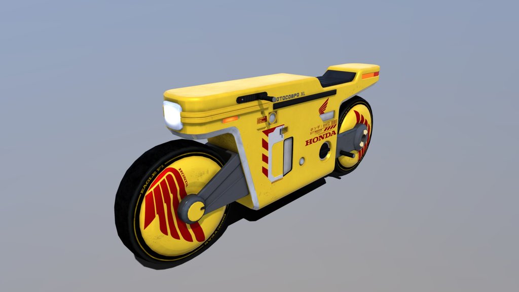 Motocompo XL — Game-Ready 3D Model