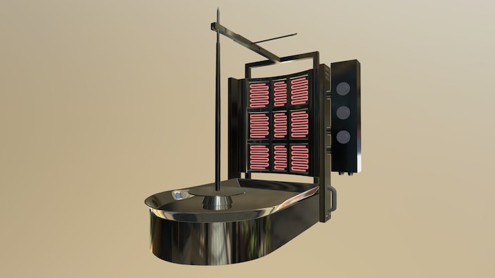 Machine à Kebab 3D Model