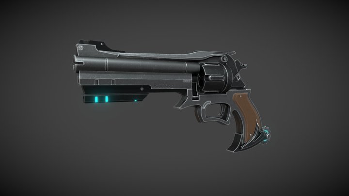 Revolver 3D Model