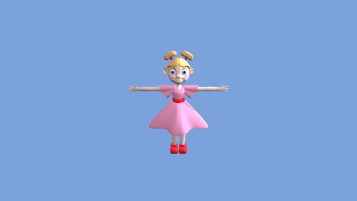 Ginger Textured 3D Model
