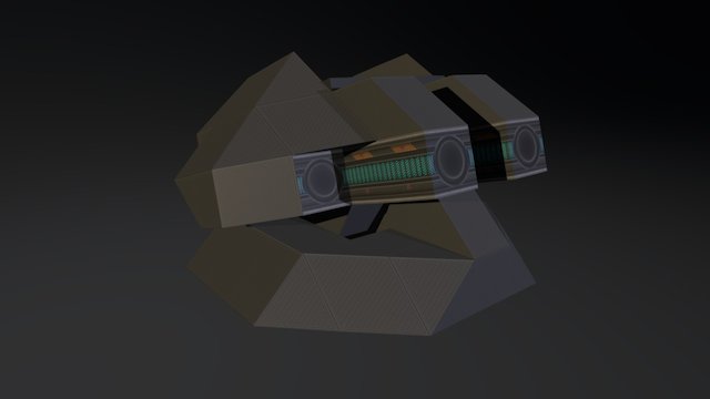 GI Turret AMS Banisher Mk1 3D Model