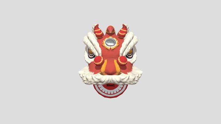 舞獅 3D Model
