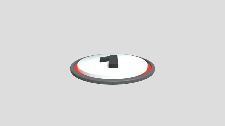 Button 3D Model