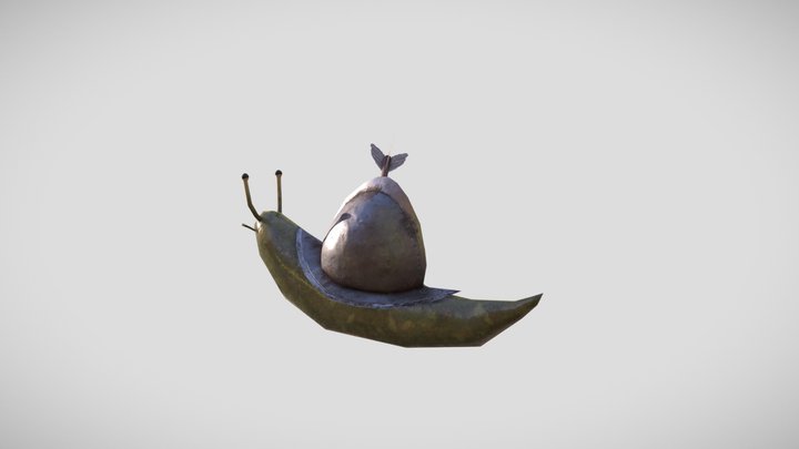 Shiny Snail 3D Model