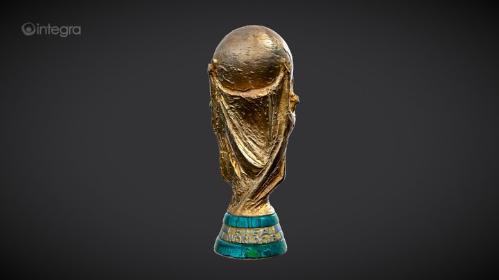 Trofeo de la Copa Mundial de Fútbol Masculino 3D Model