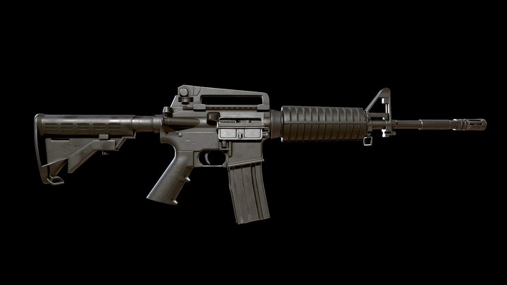 M4A1 carbine 3D Model