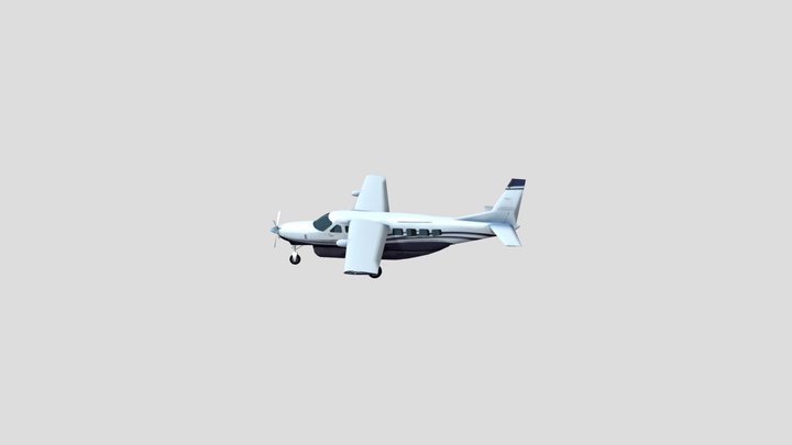 Cessna_208_airplane 3D Model