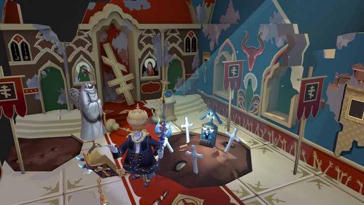 Romania Pope Alexadru【Idle】 3D Model