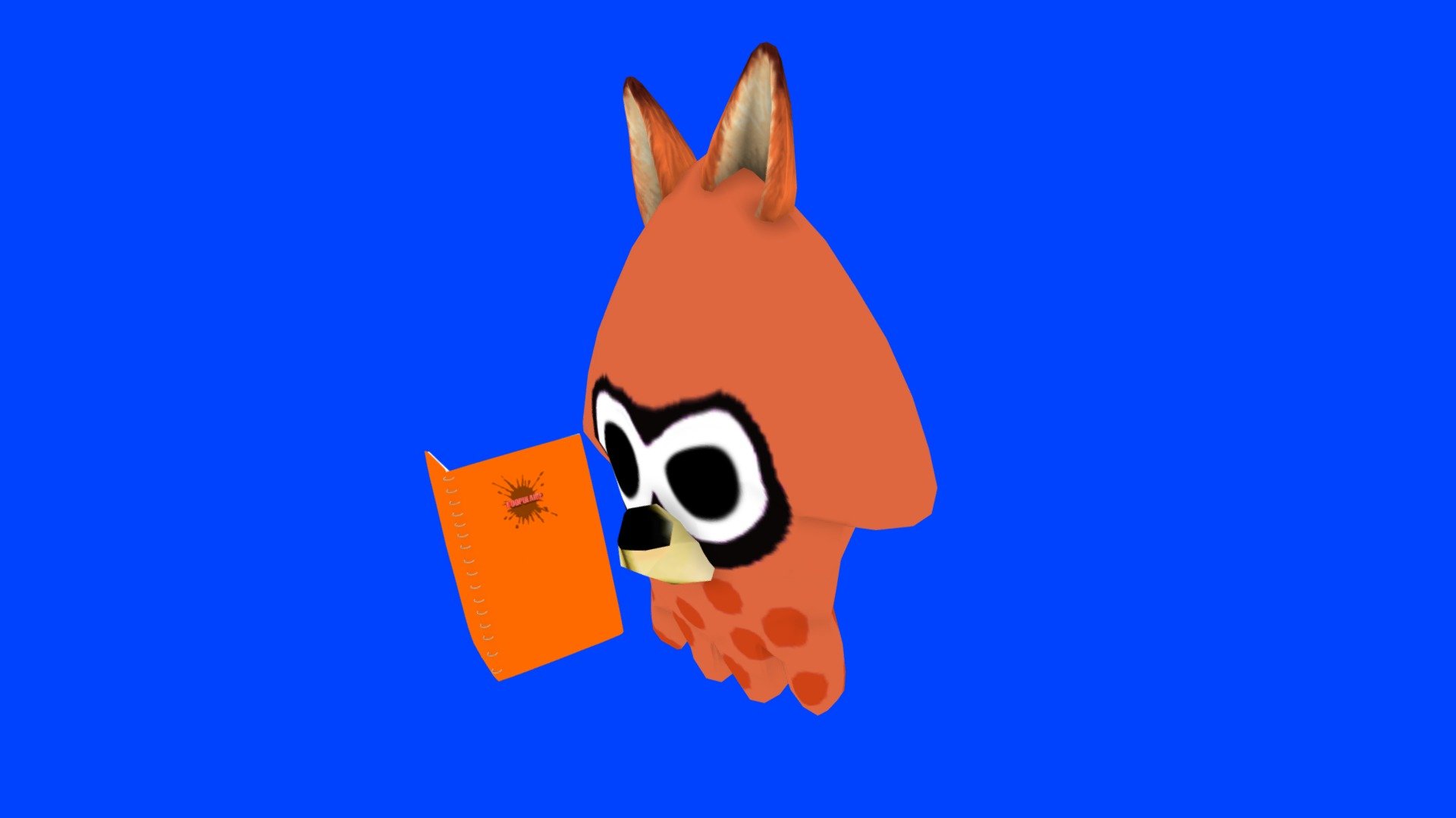 Squidfox Avec Son Cahier
