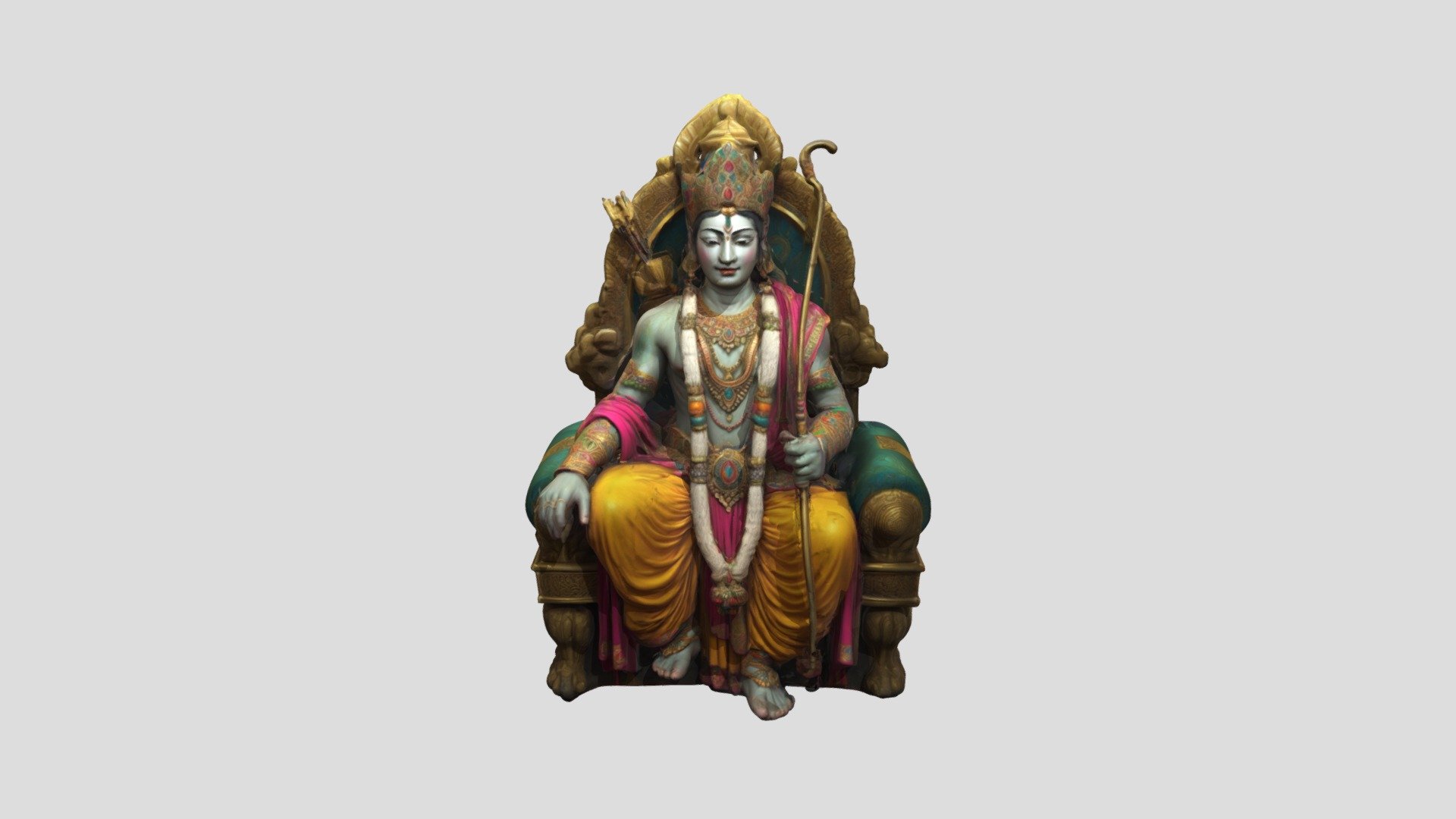 Rama ji - Download Free 3D model by pathaku509 [333d215] - Sketchfab