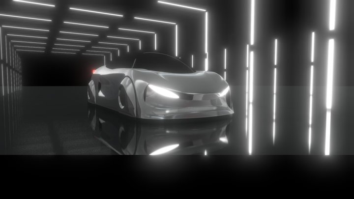 Concept ONE: Hydrogen car 3D Model