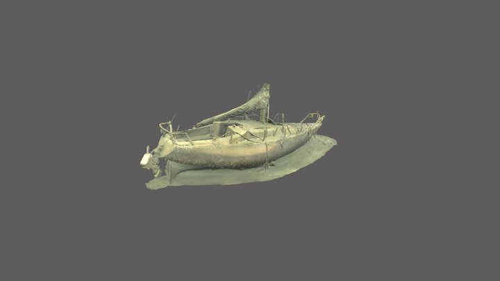 Sailboat Trinntorps Brygga Sweden 3D Model