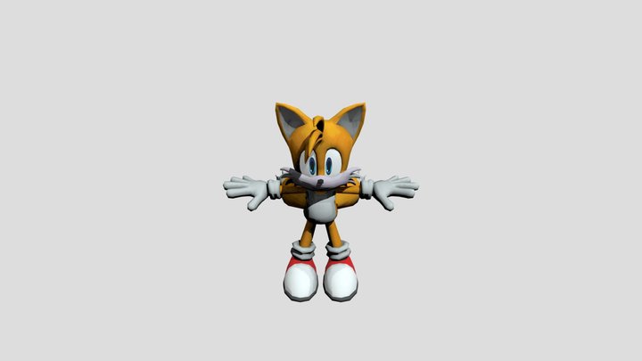 mobile_-_sonic_runners_-_miles_tails_prower 3D Model