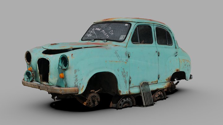 Rusty Austin A70 (Raw Scan) – Gratis 3D-model STL