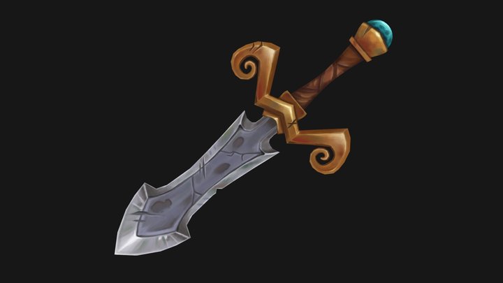 Magic Sword 3D Model