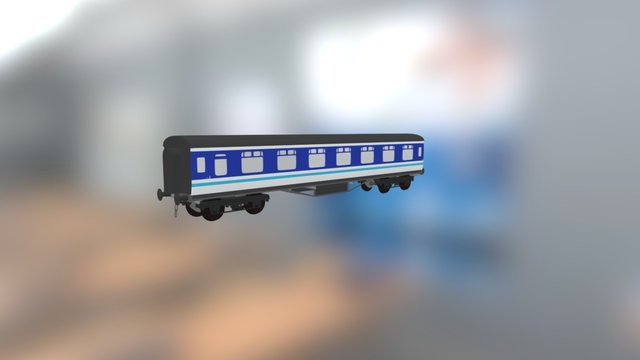 7.1/4" Aristocraft Coach - Regional Railways 3D Model