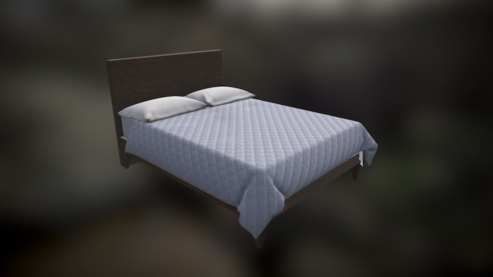 Modern Bed 3D Model