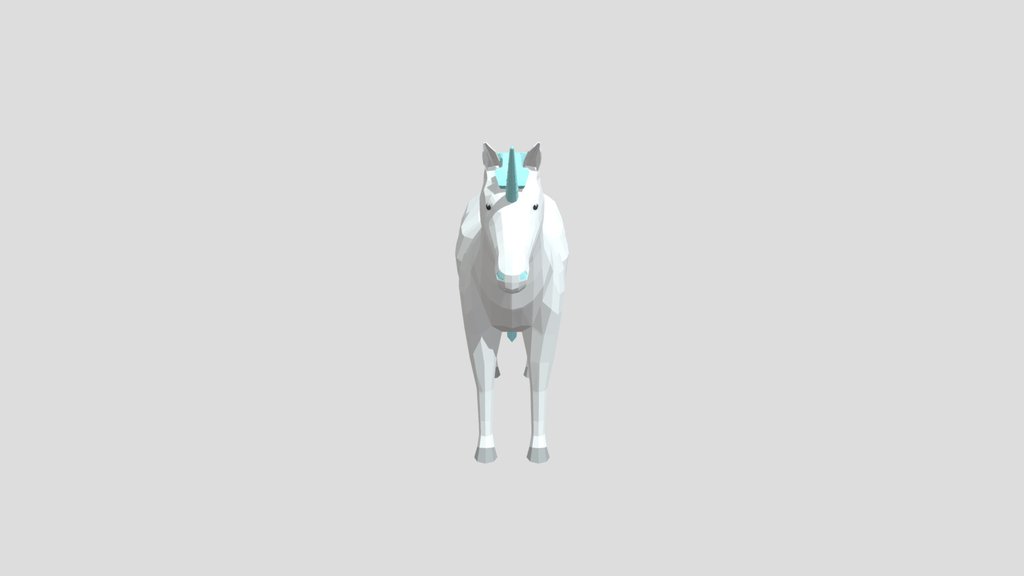Low Poly Unicorn