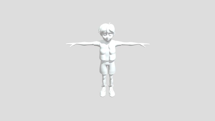 Lil Bro (untextured) 3D Model