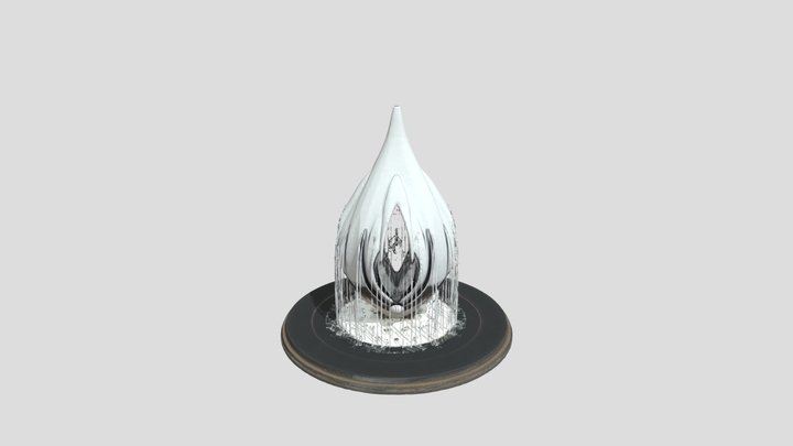 Luminous Fountain Harmony 3D Model