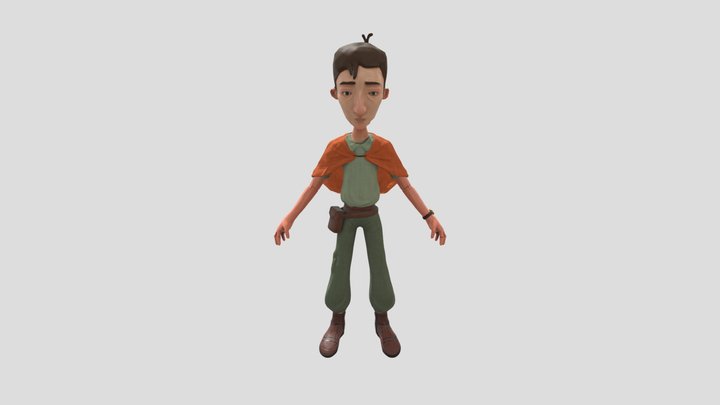 Piko 3d character 3D Model