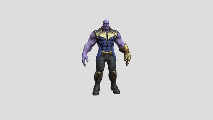 thanos_by_ ds gamerz yt 3D Model