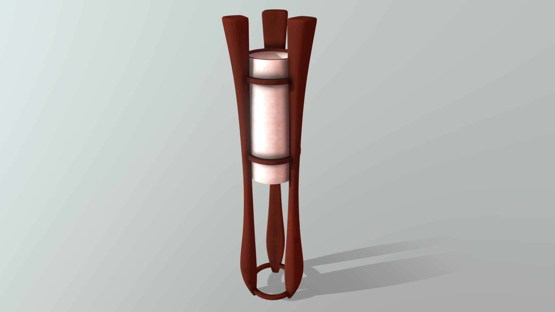 3D model Modern Floor Lamp - This is a 3D model of the Modern Floor Lamp. The 3D model is about a close-up of a gavel.