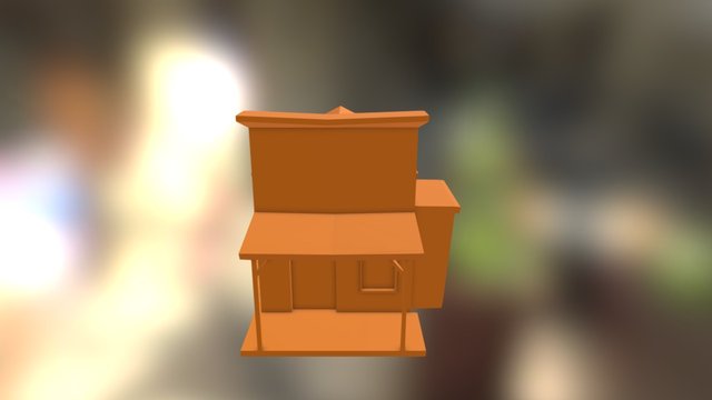 Western Building I 3D Model