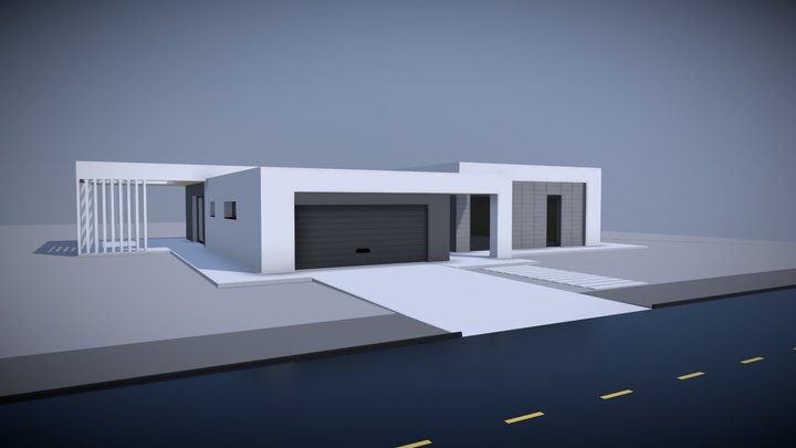 Individual house design 3D Model