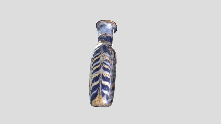 Phoenician Core-Formed Glass Alabastron 3D Model