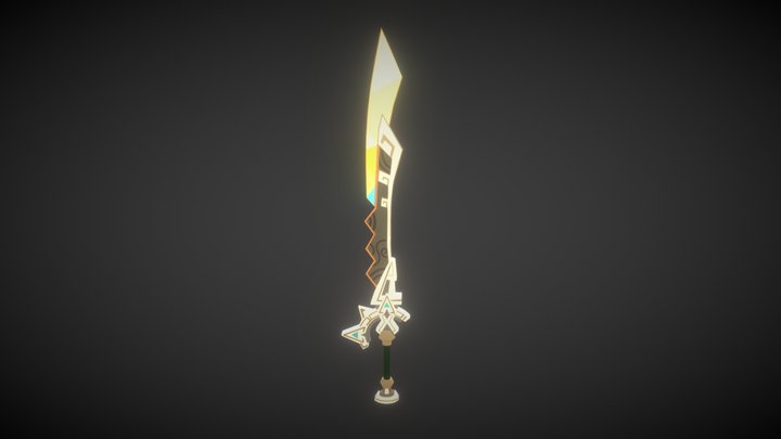 Genshin Impact - Flute of Ezpitzal (Sword) 3D Model