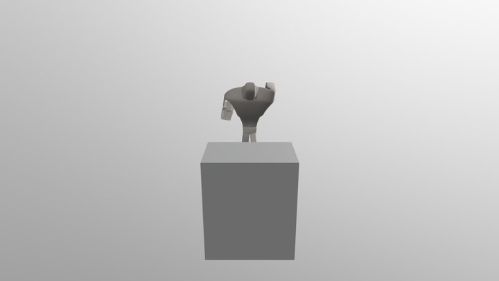 Herc Jumping Over Block 3D Model