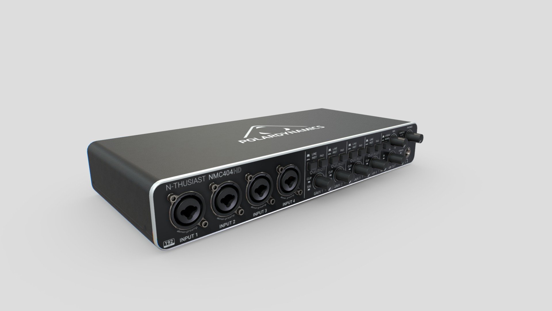 Audio interface NMC404HD - 3D model by rorensuart [3349a25] - Sketchfab
