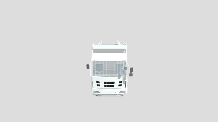 isuzu giga dump truck 3D Model