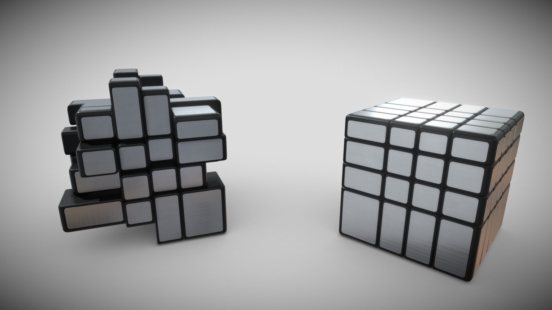 ShengShou 4x4 Mirror Cube - 3D model by SonnyG1 [334a662] - Sketchfab