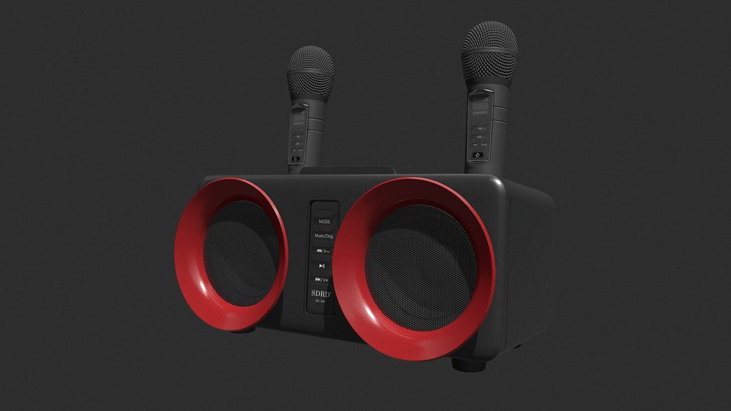 SDRD Karaoke Machine (PBR / Game Ready)