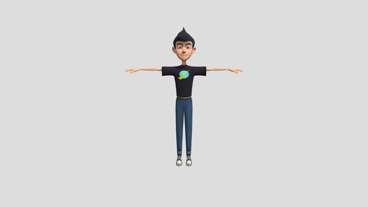 Wilbur robinson are doing Breakdance Freezes 3D Model