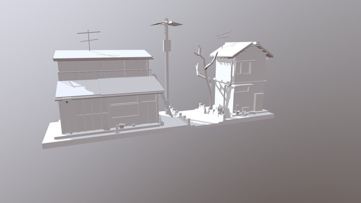 DAE Rowhomes - Tokyo 3D Model
