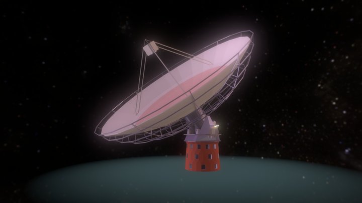 Parkes telescope 3D Model
