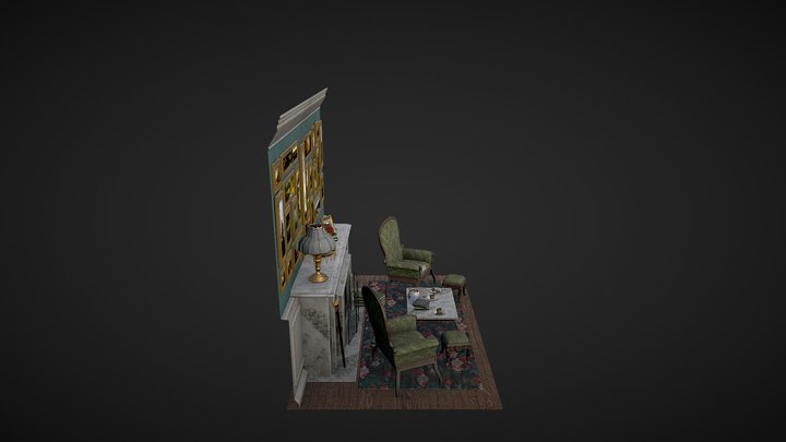 Vintage Room 3D Model