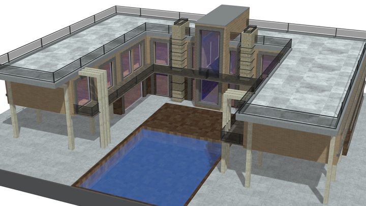 villa house home apartment modern building