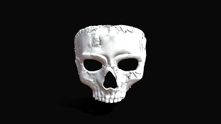 Cenamantic ghost mask 3D Model