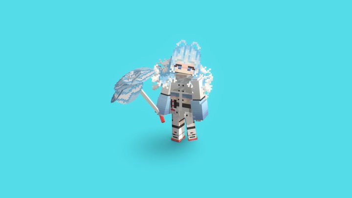 Hololive ID Kobo Kanaeru 3D Model