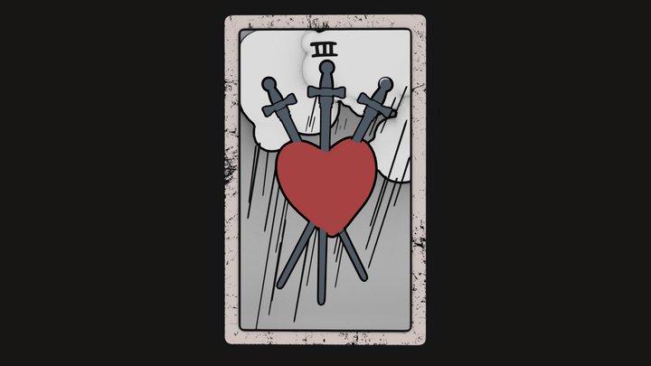 Three of Swords – Modello 3D gratuito STL