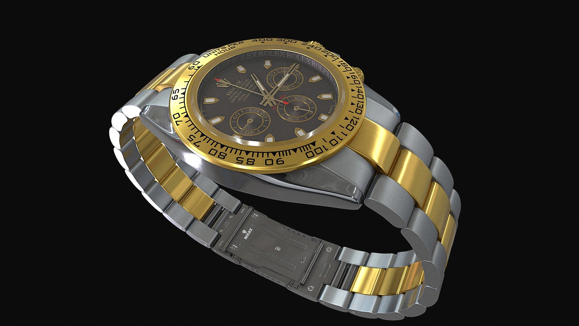 Rolex Daytona 3d Model By John Smith Shurikman [334d416] Sketchfab